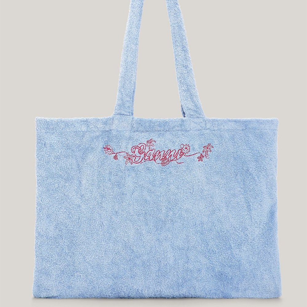 BEACH TERRY TOWEL BAG PEACH FUZZ ONE SIZE
